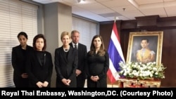 Kristie Kenney,Counselor of the State Department along with officials of the State Department at the Royal Thai Embassy.