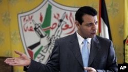 Arhiva - Mohamed Dahlan u vreme kada je bio zvaničnik palestinskog Fataha, u Ramali na Zapadnoj obali, 3. januara 2011.