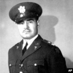 This undated family photo shows Bataan Death March survivor Albert Brown in uniform during World War II. Brown died Sunday, Aug. 14, 2011, in Nashville, Ill., at the age of 105.