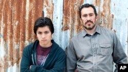 Demian Bichir, right, and Jose Julian in "A Better Life"