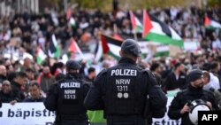 Protesta "Marshi për Palestinën" e mbajtur në Dortmund të Gjermanisë më 28 tetor 2023