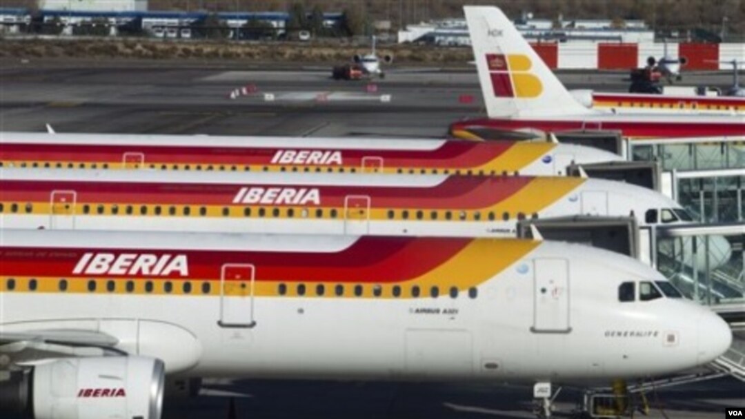 Kegiatan bandara Spanyol yang sempat terhenti akibat pemogokan, hari Minggu ini kembali normal.