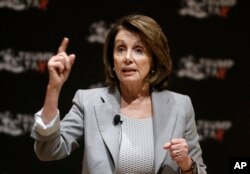 Pemimpin Fraksi Demokrat di DPR AS, Nancy Pelosi. (Foto: dok).