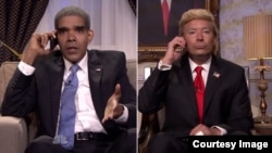 "Tramp" va "Obama" "NBC" kanalining tungi dasturlarida