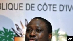 Ivory Coast's prime minister Guillaume Soro during a press conference (file photo)
