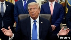 资料照片：美国总统唐纳德·特朗普(Donald Trump)在白宫发表讲话。(2026年9月2日)