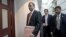 House Speaker John Boehner, who spoke with President Barack Obama Tuesday, arrives for a closed-door meeting with the Republican caucus on Capitol Hill in Washington, Dec. 12, 2012.