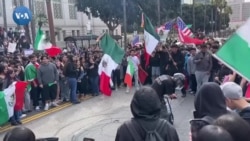 Los-Anjelesda deportatsiyaga qarshi namoyishlar 
