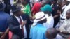 Zanu PF activists attending mini-rally in Harare on Wednesday.