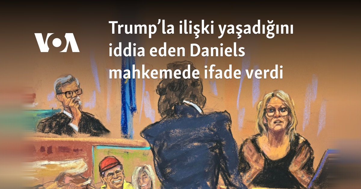 Trump’la ilişki yaşadığını iddia eden Daniels mahkemede ifade verdi