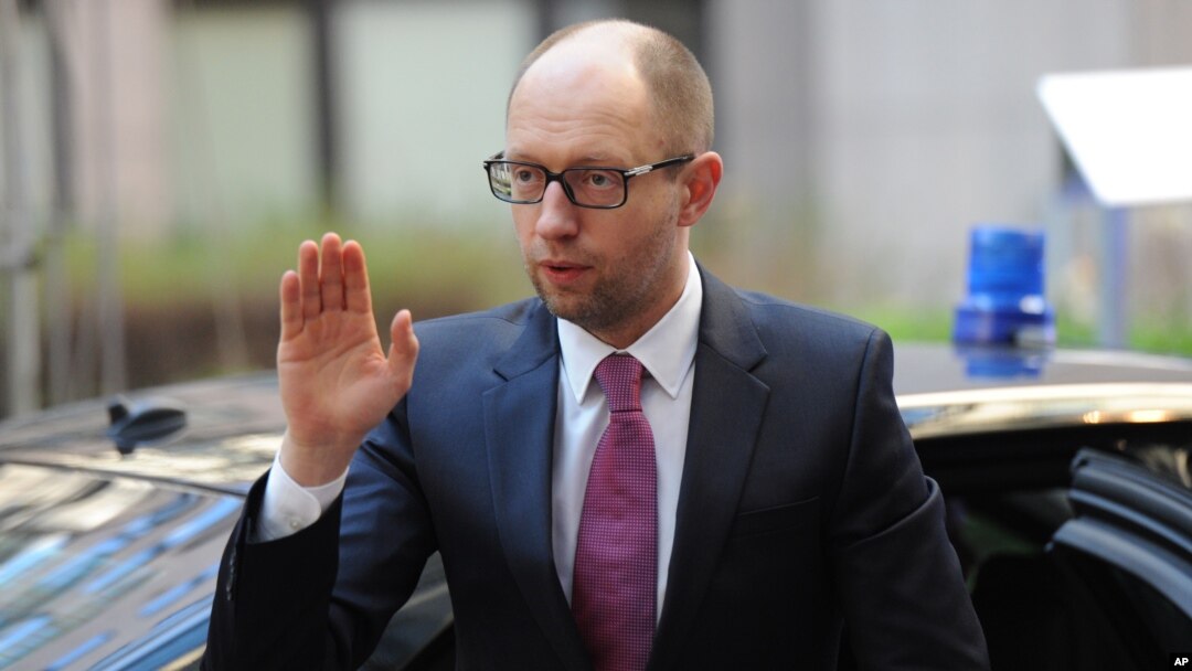 PM Ukraina Arseniy Yatsenyuk akan berbicara dengan Presiden AS Barack Obama hari Rabu 10/3 (foto: dok). 