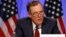 Đại diện Thương mại Mỹ Robert Lighthizer tại cuộc họp báo ở Washington ngày 16/8/2017 lúc bắt đầu các cuộc thương thuyết về NAFTA. 