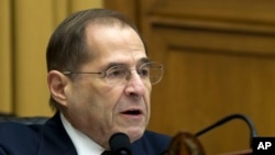 国会众议院司法委员会主席纳德勒（Jerrold Nadler）2月6日在司法委员会上发言。