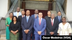 Presidente da República, Carlos Vila Nova, e membros do Governo liderado por Américo Ramos, São Tomé e Príncipe