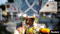 Foto Alexandria Rubio, salah satu korban penembakan di Sekolah Dasar Robb, di Uvalde, Texas, AS. 27 Mei 2022. (Foto: REUTERS/Marco Bello)