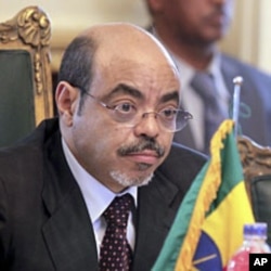 Ethiopia's Prime Minister Meles Zenawi. (file photo)