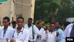 Ethiopian Doctors Protest 