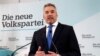 Austria's Ruling Party Names New Chancellor