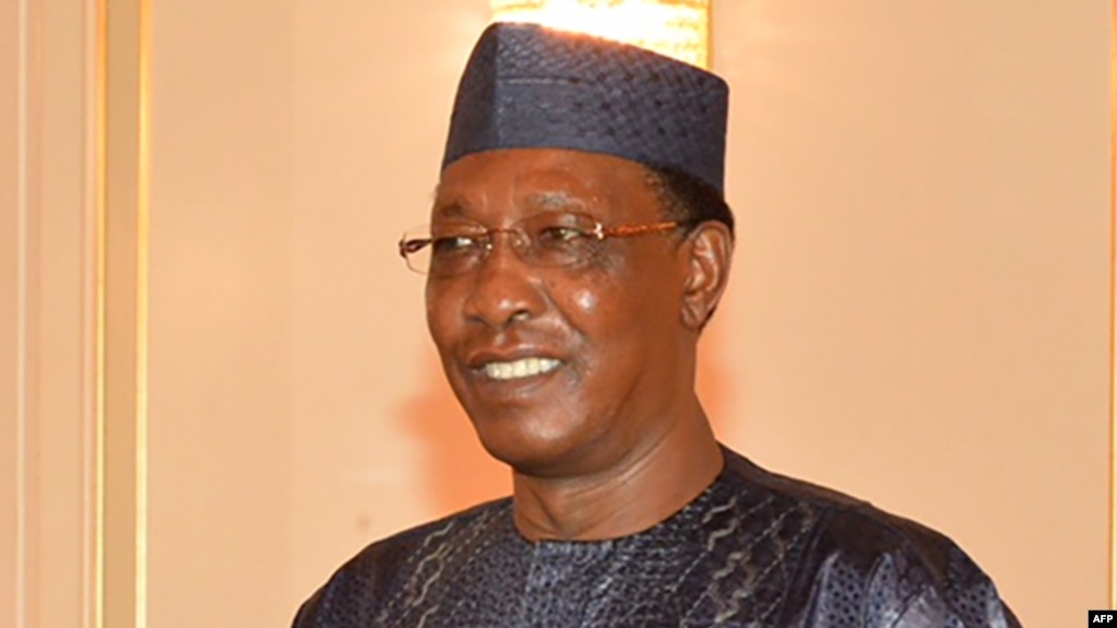 Le président Idriss Déby du Tchadà N’Djamena, Tchad, 12 mars 2018.