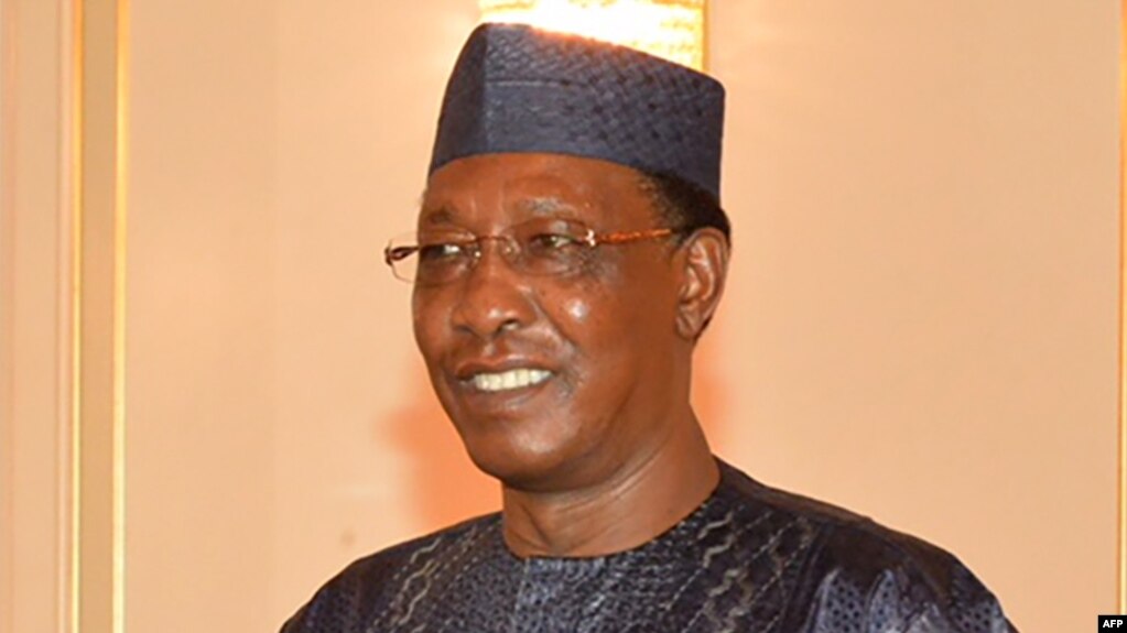 Le président Idriss Déby du Tchad à N’Djamena, Tchad, 12 mars 2018.