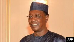 Le président Idriss Déby du Tchadà N’Djamena, Tchad, 12 mars 2018.