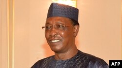 Le président Idriss Déby du Tchad à N’Djamena, Tchad, 12 mars 2018.