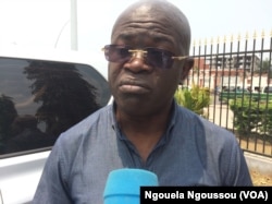 Alphonse Ndongo, analyste économique, à Brazzaville, le 31 août 2017. (VOA/Ngouela Ngoussou)