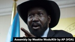 Shugaban Sudan Ta Kudu Salva Kiir. 