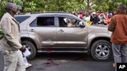 Nghị sĩ George Muchai bị bắn chết trên một con đường chính ở Nairobi, Kenya, 7/2/2015.