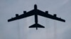 FILE - A B-52 Stratofortress conducts a flyover during a 'Salute to America' event on the South Lawn of the White House, July 4, 2020, in Washington. 