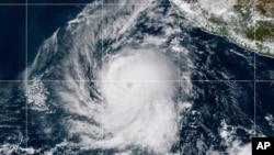 Esta imagen satelital proporcionada por la NOAA el 22 de octubre de 2024 muestra el huracán Kristy. (NOAA vía AP)