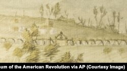 Pierre L'Enfant's painting offers a look at the Revolutionary War and is on exhibit at the Museum of the American Revolution.