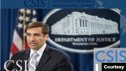 美国司法部国家安全事务助理部长德默斯（John C. Demers）2020年8月12日出席战略与国际研究中心(CSIS)主办的一场视讯会（CSIS网站）