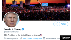 သမ္မတ Trump ရဲ့ Twitter အကောင့်