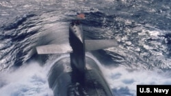 미 핵잠수함 켄터키 호. (자료사진)