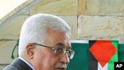 The President of the Palestinian National Authority, Mahmoud Abbas, presides over a ceremony to lay the cornerstone for a Palestine Embassy in Brasilia, 31 Dec 2010