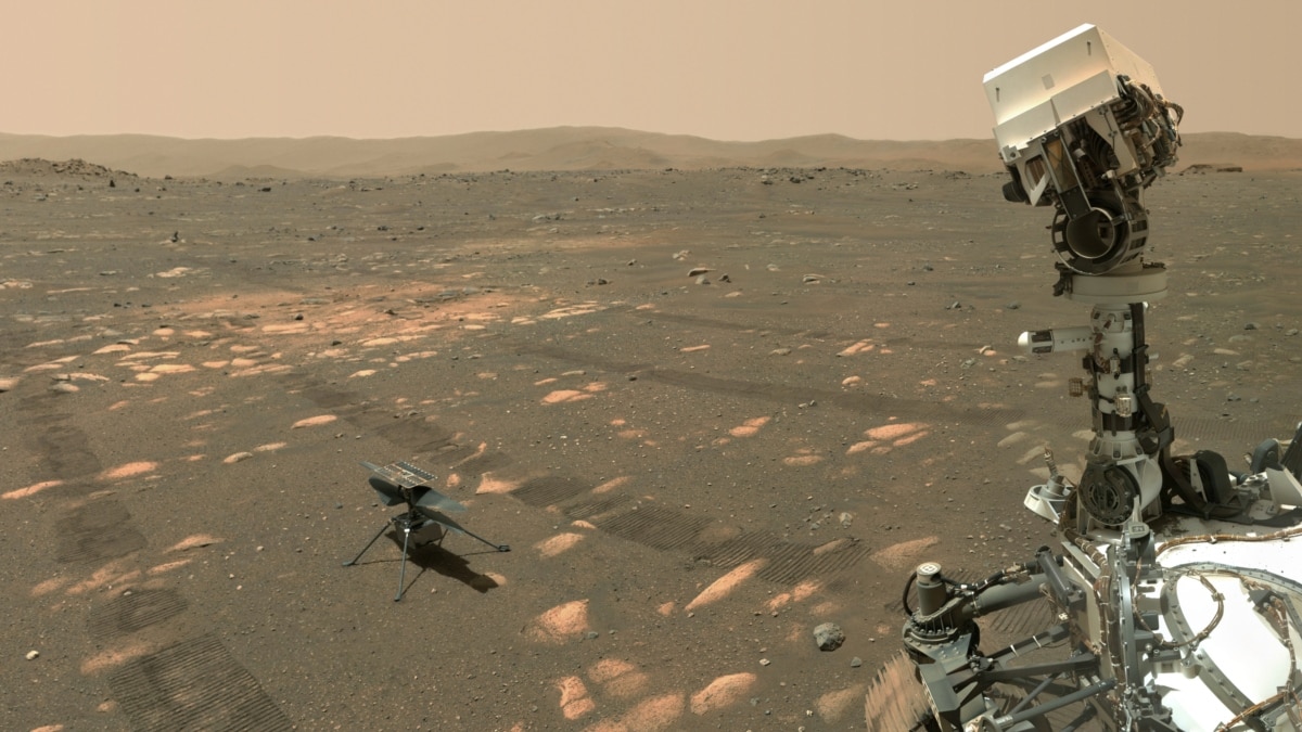 nasa helicopter on mars