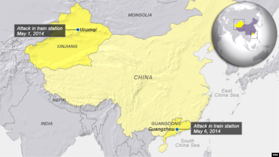 Attacks in China