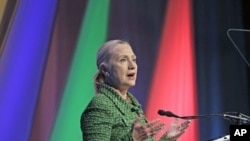 U.S. Secretary of State Hillary Clinton, December 8, 2011.