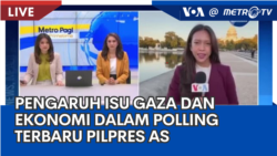 Laporan VOA untuk Metro TV: Pengaruh Isu Gaza dan Ekonomi dalam Polling Terbaru Pilpres AS 