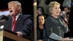 Clinton နဲ့ Trump လူထုထောက်ခံမှု အကြိတ်အနယ်ဖြစ်
