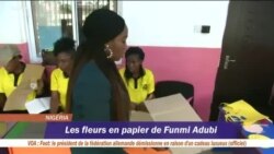 Les fleurs en papier de Funmi adubi