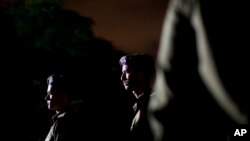 Israeli soldiers attend funeral of Sgt. Nissim Sean Carmeli, a dual American-Israeli citizen, at the military cemetery in Haifa, July 21, 2014.