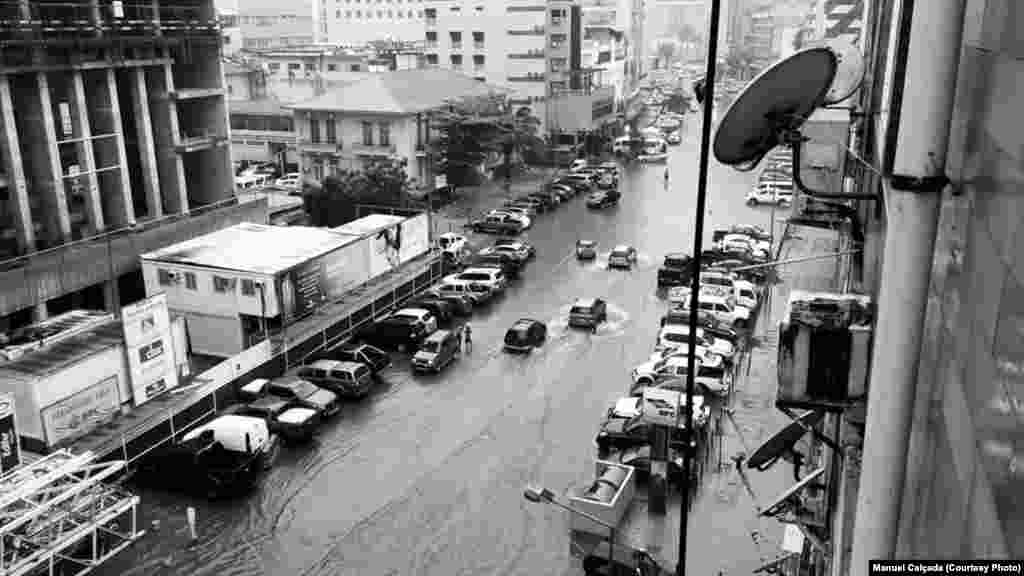 Inundações em Luanda 2 Dezembro 2014. Angola. Foto cedida por Manuel Calçada