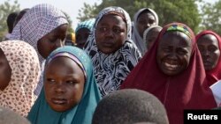 Ibu dari para siswi sekolah di Chibok yang diculik militan Boko Haram (foto: dok).