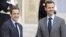 French President Nicolas Sarkozy (L) welcomes Syrian President Bashar al-Assad at the Elysee presidential palace in Paris, 13 Nov 2009
