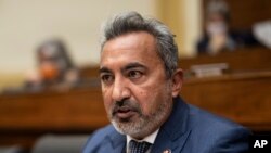 FILE - Rep. Ami Bera, D-Calif., on Capitol Hill on March 10, 2021, in Washington. The co-chairs of the U.S. Congressional Taiwan caucus began a visit to Taipei, Jan. 24, 2024