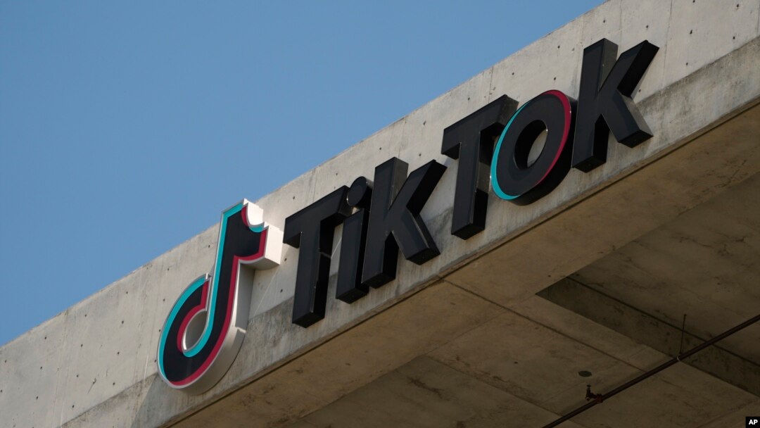 资料照片：TikTok位于美国加利福尼亚州的办公室。（2024年3月13日）
