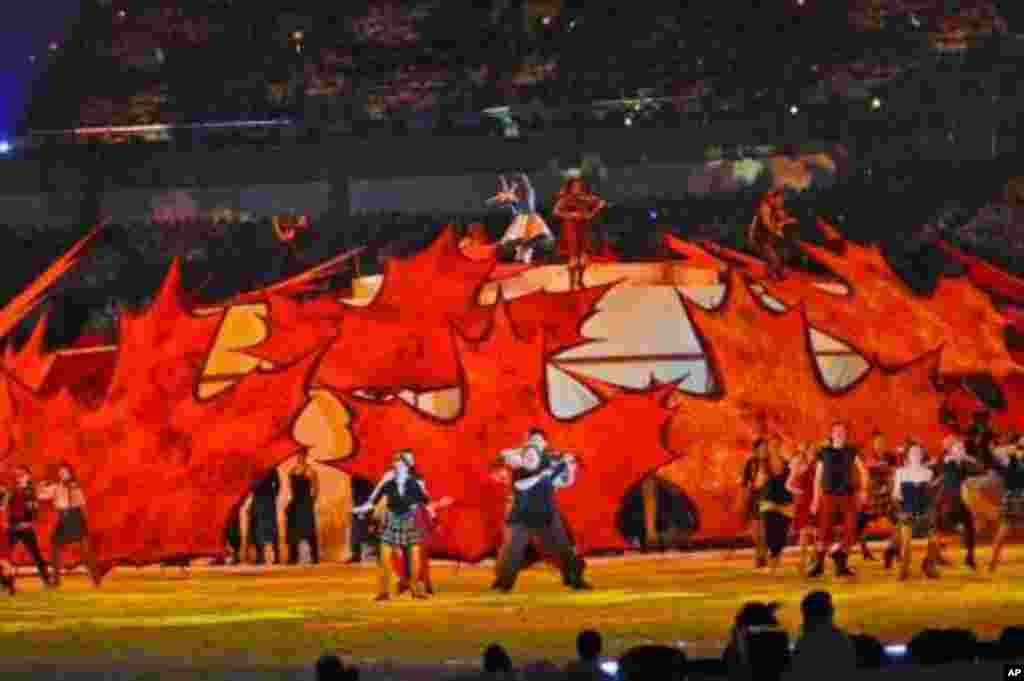 Opening Ceremony of 2010 Winter Olympics in Vancouver