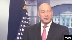 Gary Cohn, principal asesor económico de la Casa Blanca expresó optimismo sobre la participación del presidente Donald Trump en el Foro Económico de Davos.